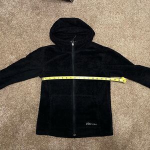 Marmot fuzzy Sherpa fleece hoodie